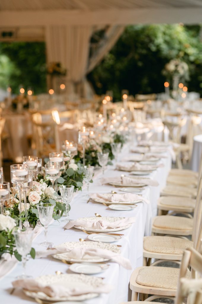 Outdoor Tent Reception