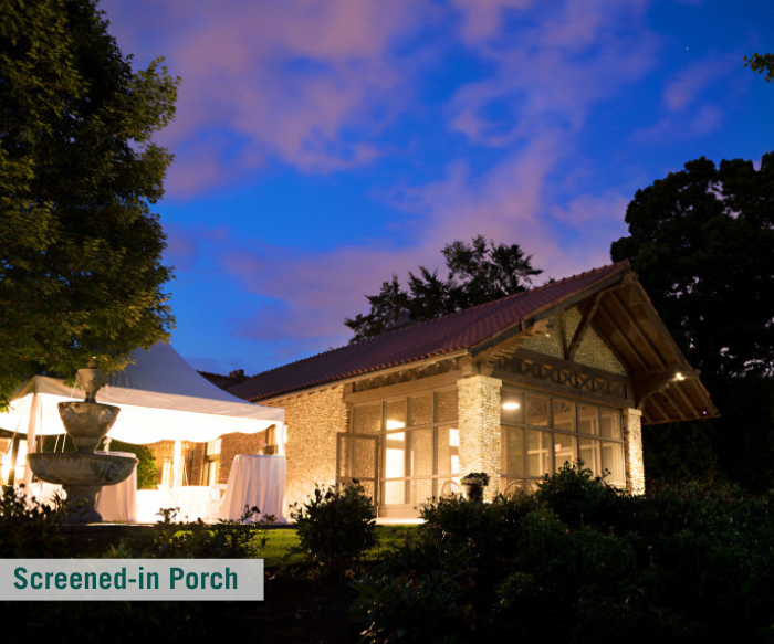 Screened-in porch